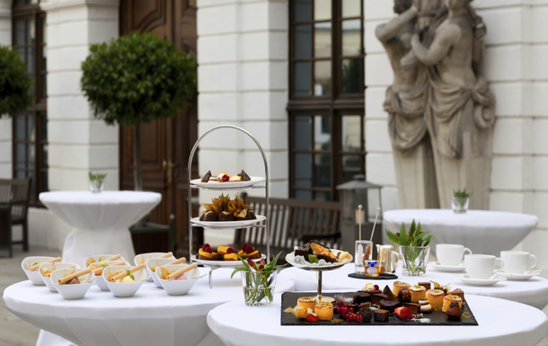 Inner courtyard Coffee Break