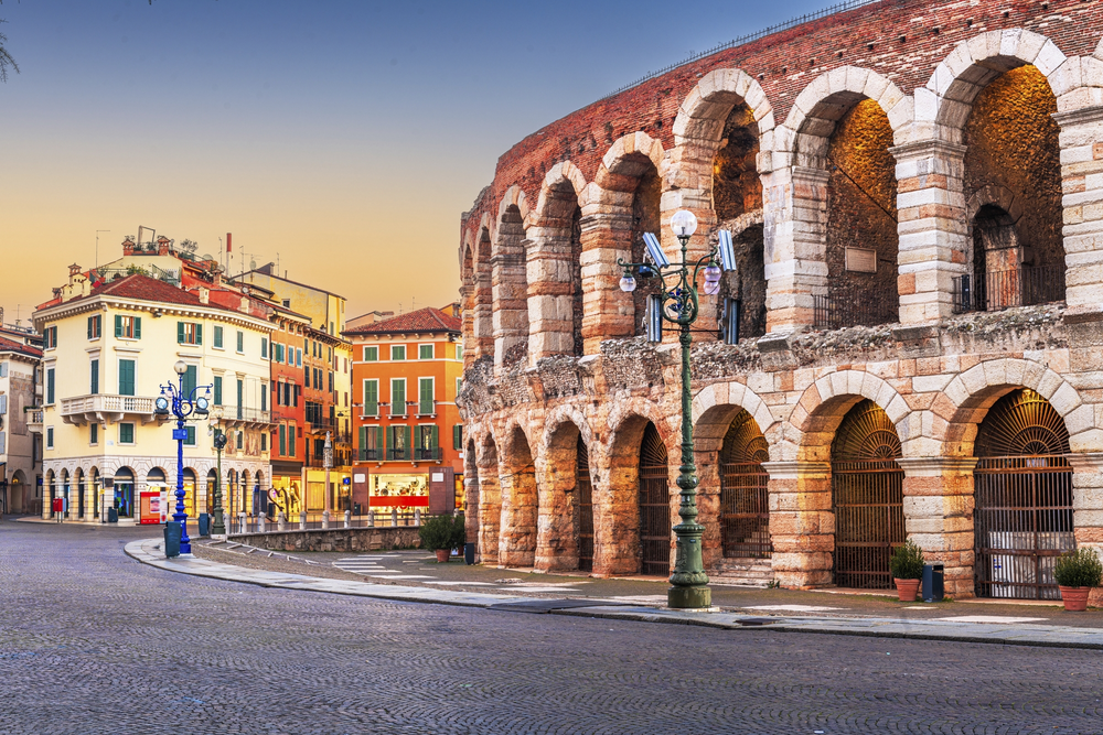 Italien mit der Arena Verona