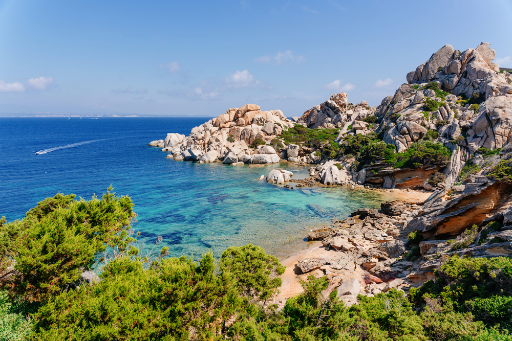 Insel Sardinien im Mittelmeer