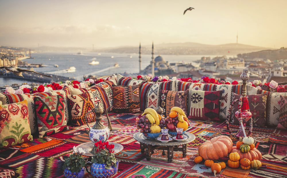 Orientalische Teestunde mit Bosporusblick