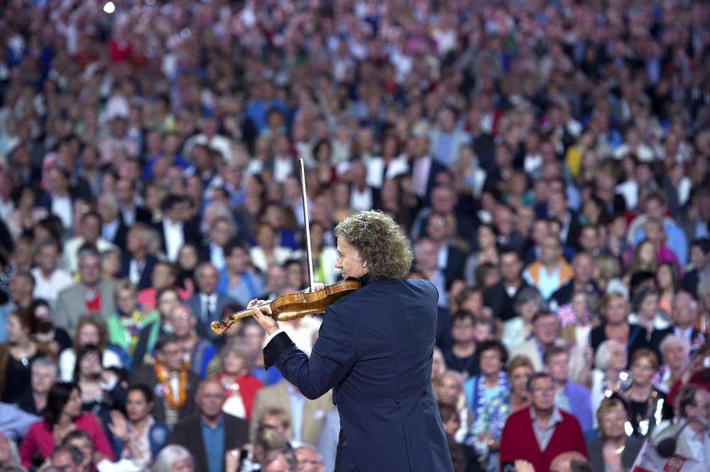 André Rieu während Auftritt
